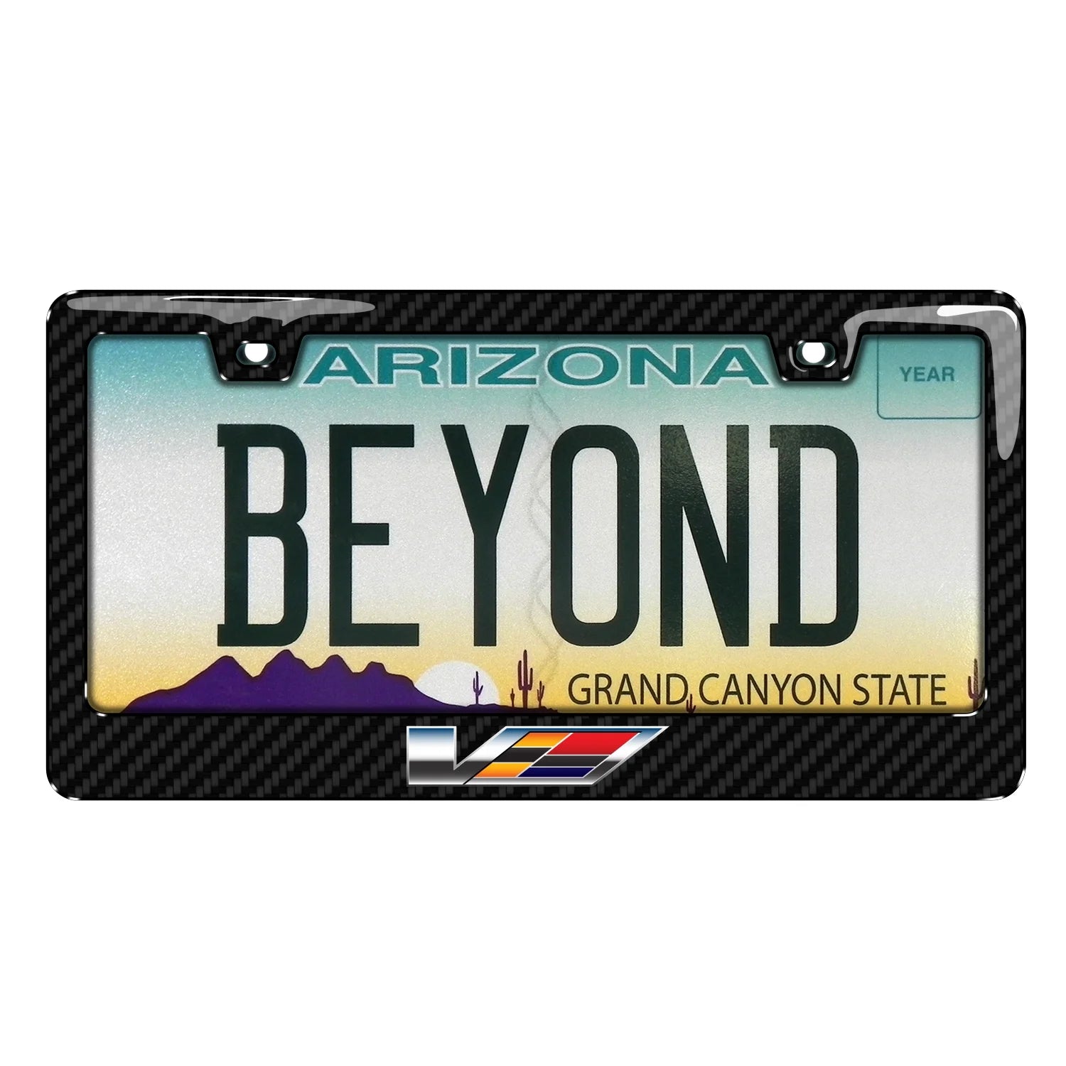 Cadillac V Plate Holder